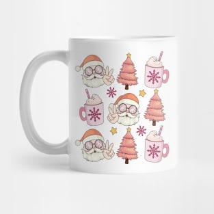 Santa Claus Christmas Tree Hot Cocoa Mug